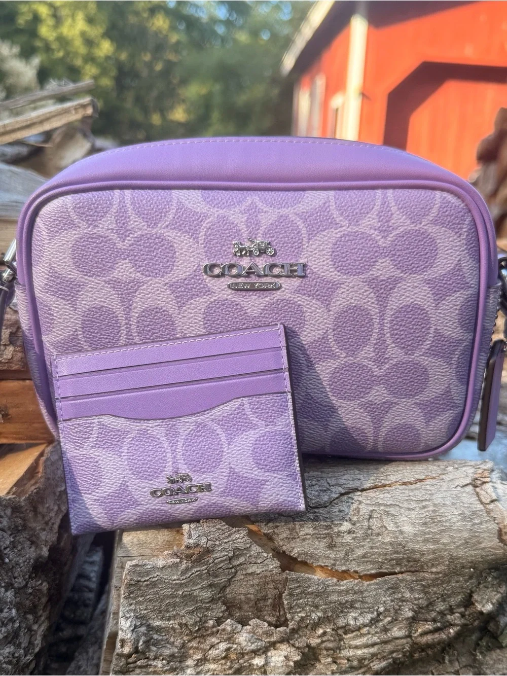 Coach Jamie Mini Camera Bag and Slim card case